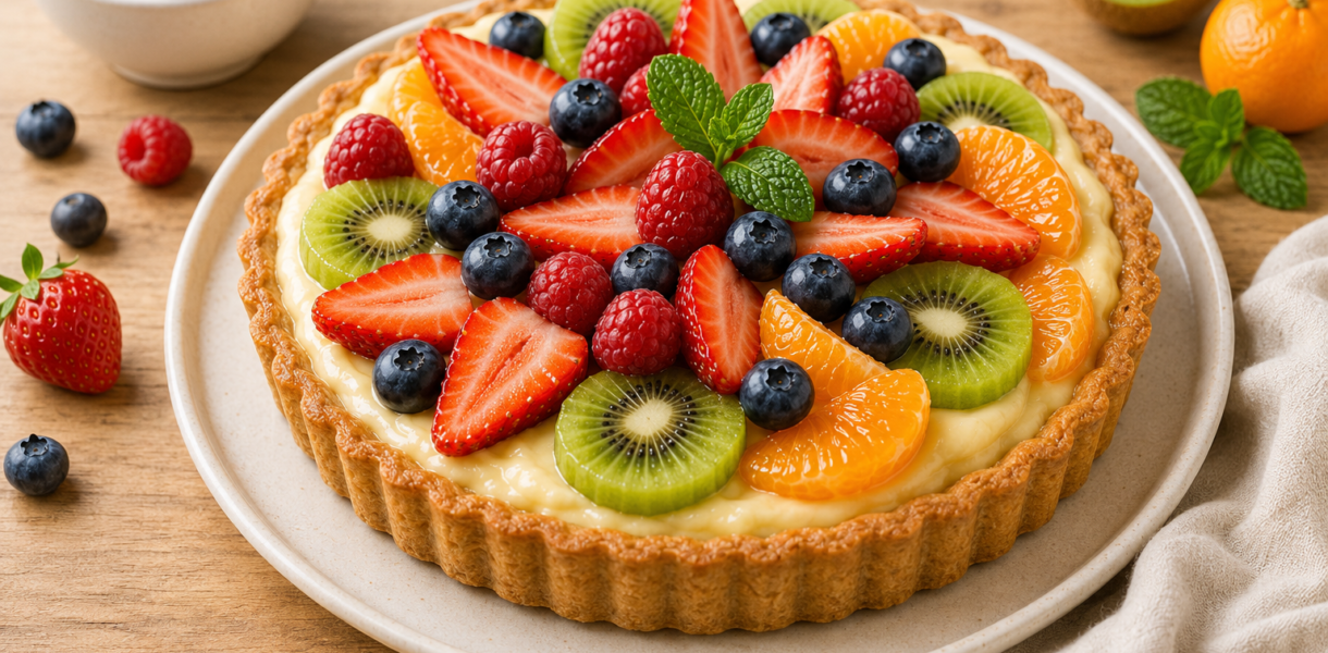 tarte aux fruits frais