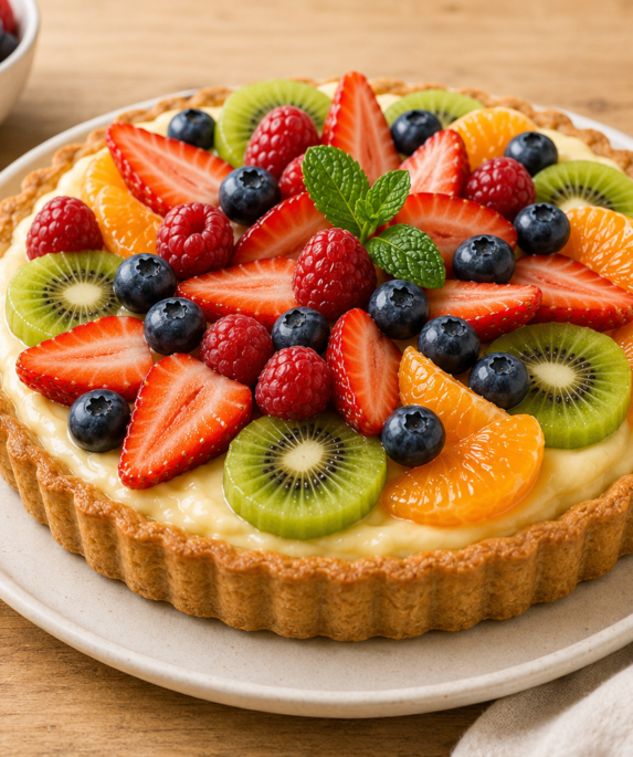 tarte aux fruits frais