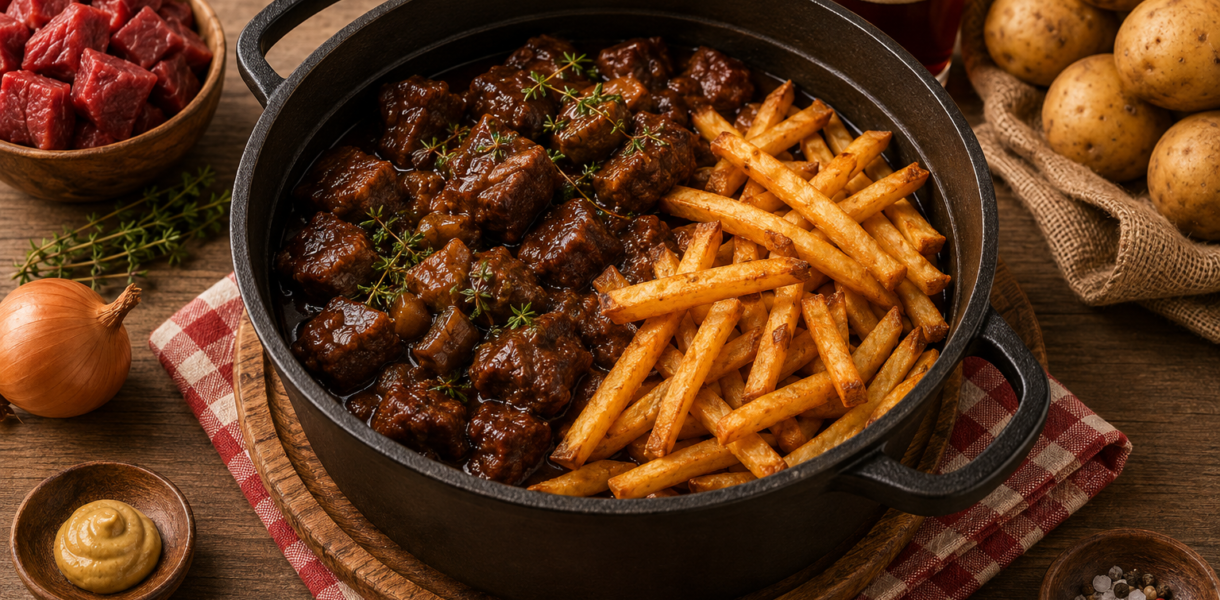 Carbonnade Flamande aux Frites : Recette Traditionnelle