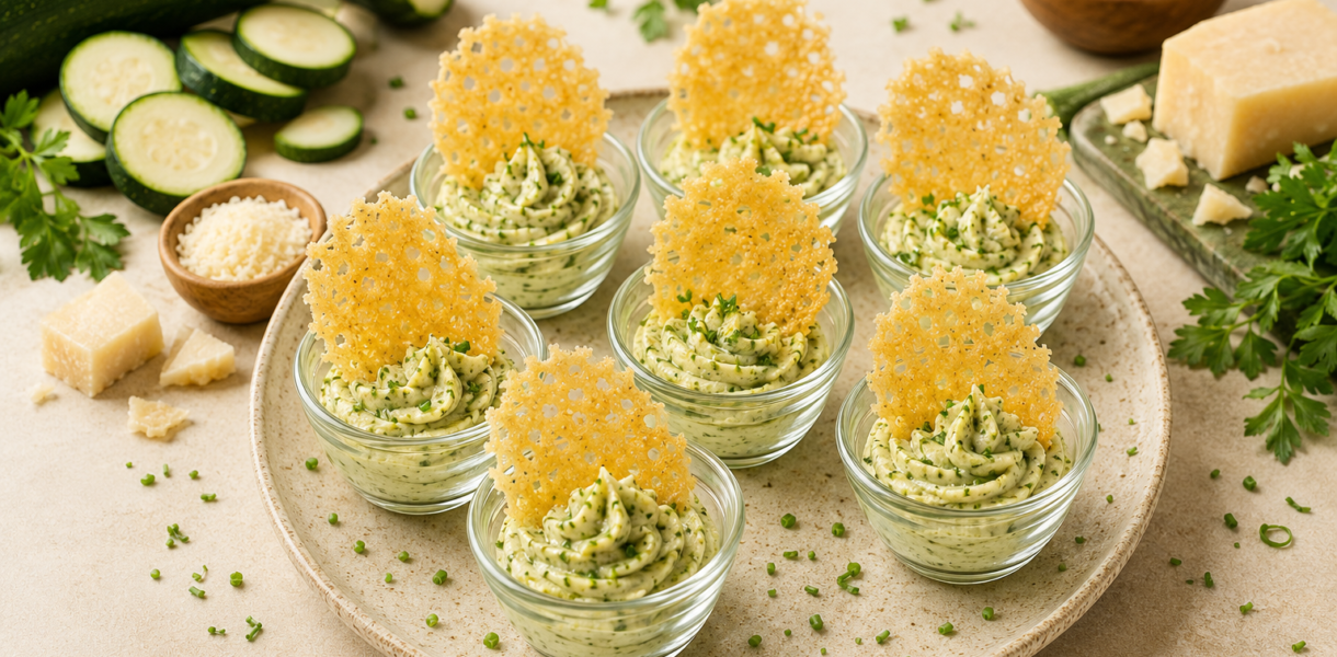 verrines apero courgette