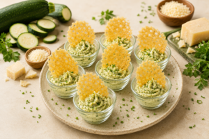 verrines apero courgette