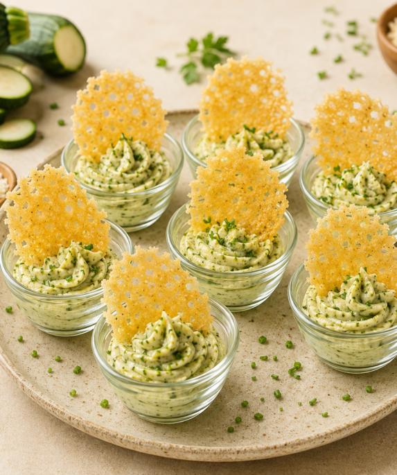 verrines apero courgette