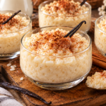 Riz au lait vanillé à la cannelle